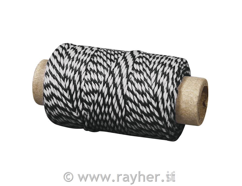 Vrvica jarn, 1mm, črn, 35m, 10g