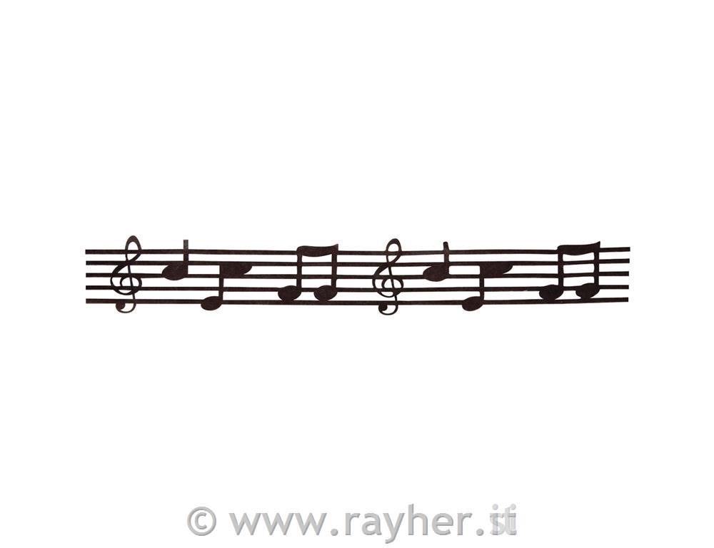 Trak: Note, samolepilni, tem.rjav, 2.5cm, 2.5m