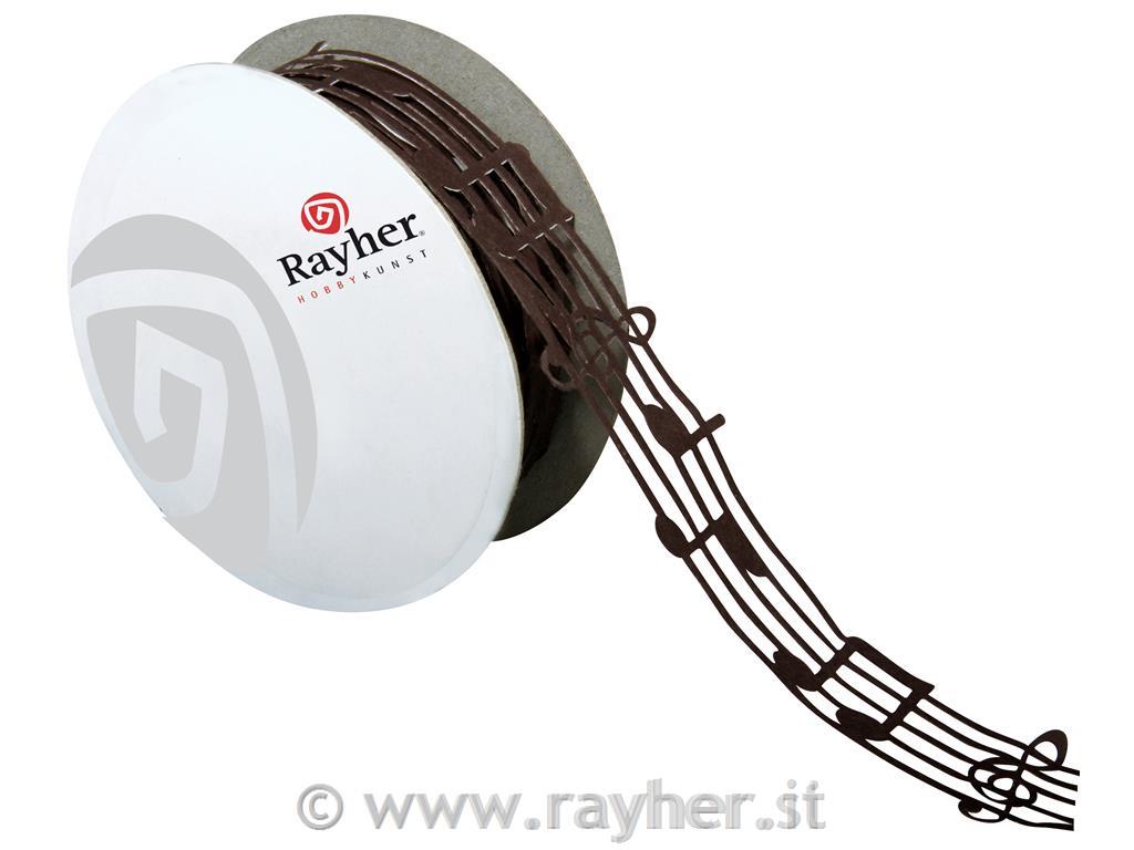 Trak: Note, samolepilni, tem.rjav, 2.5cm, 2.5m