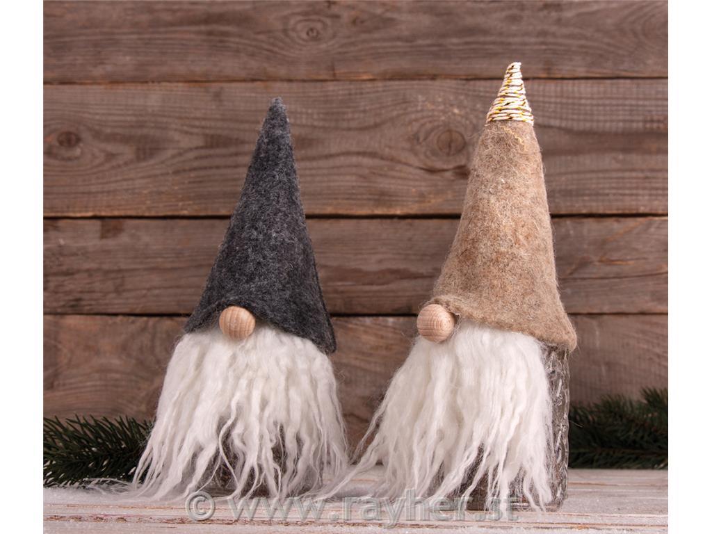 Peluche pelo lungo, bianco, 60x10cm, bus.blis. 1pz