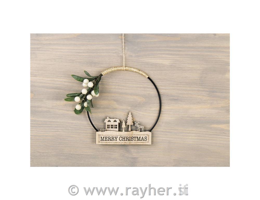 Mistletoe twig12x16cm