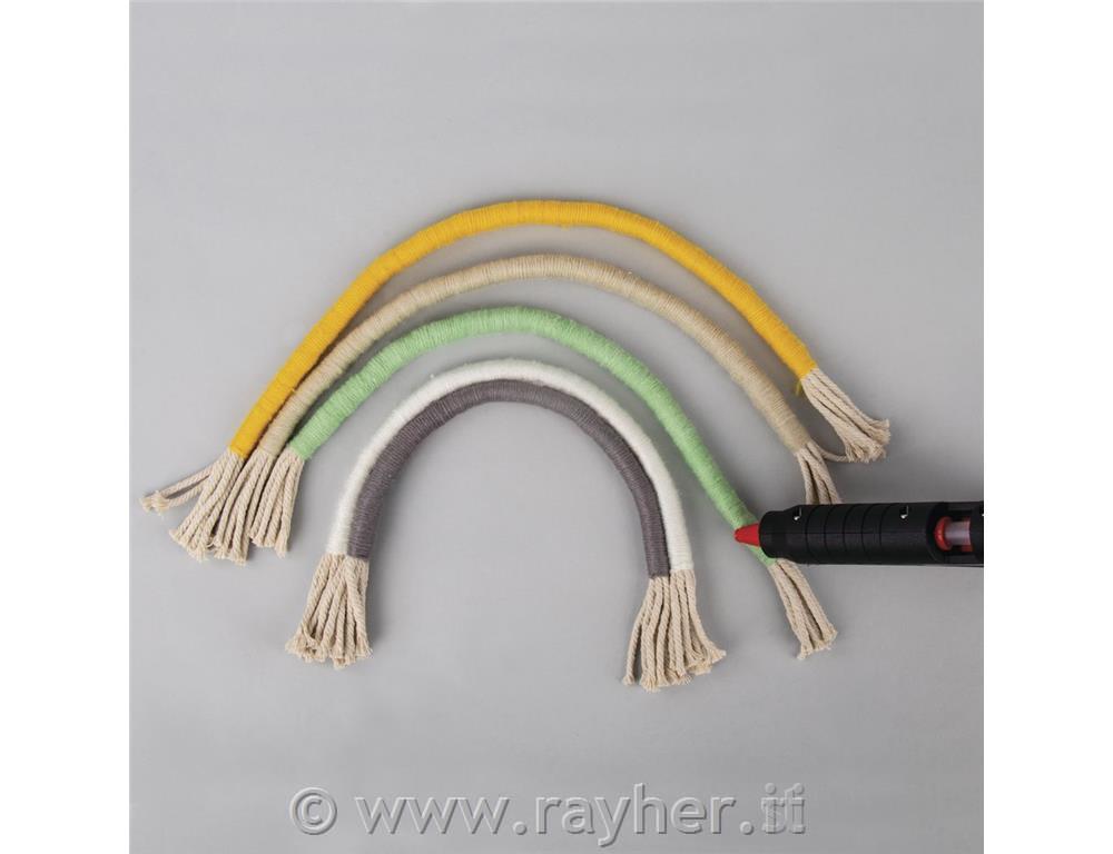 Set per macrame: Arcobaleno, 13cm, 3 pz