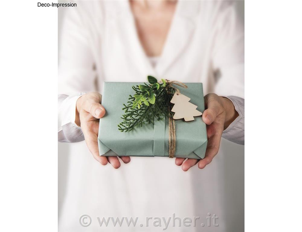 Decorative gift tag set, assorted, 1set