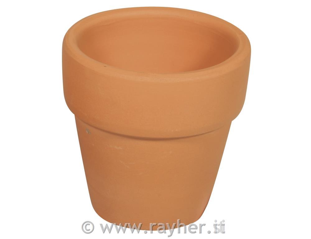 Glineni lonček, brez luknje na dnu, višina 4,8cm