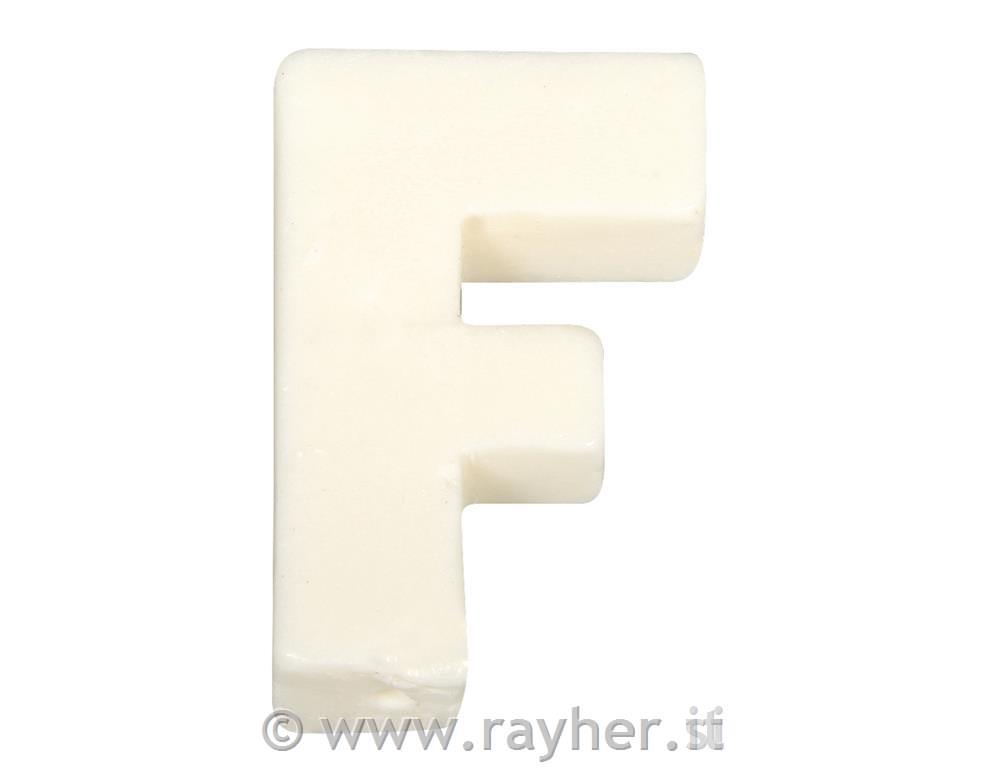 Črka milo "F", 5x4cm