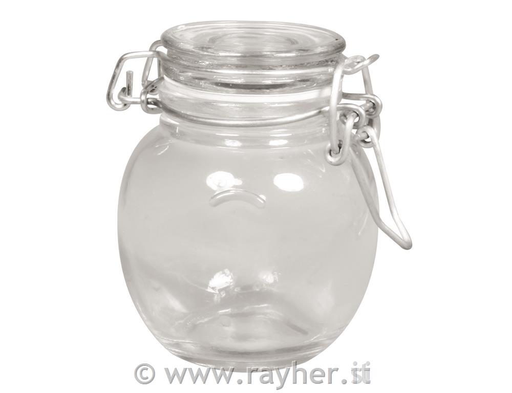 Tilt lid glass mini, 6.5cm o, height: 9c