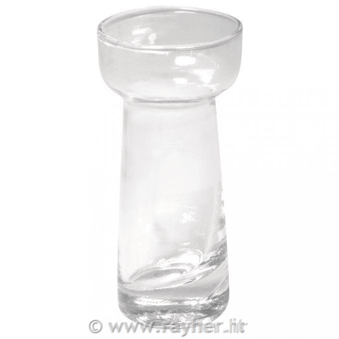 Glass tea-candle holder, 4.5cm , Height:9,5cm, PVC box 3pc