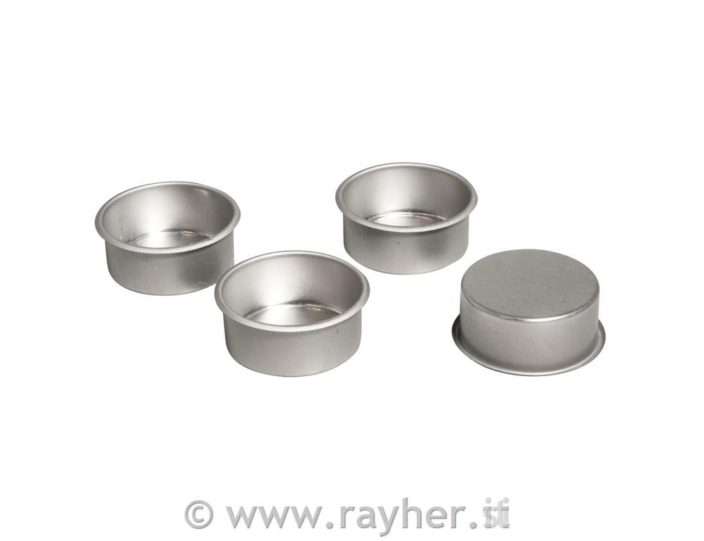 Svečniki za čajne svečke, 4,1cm, set 4