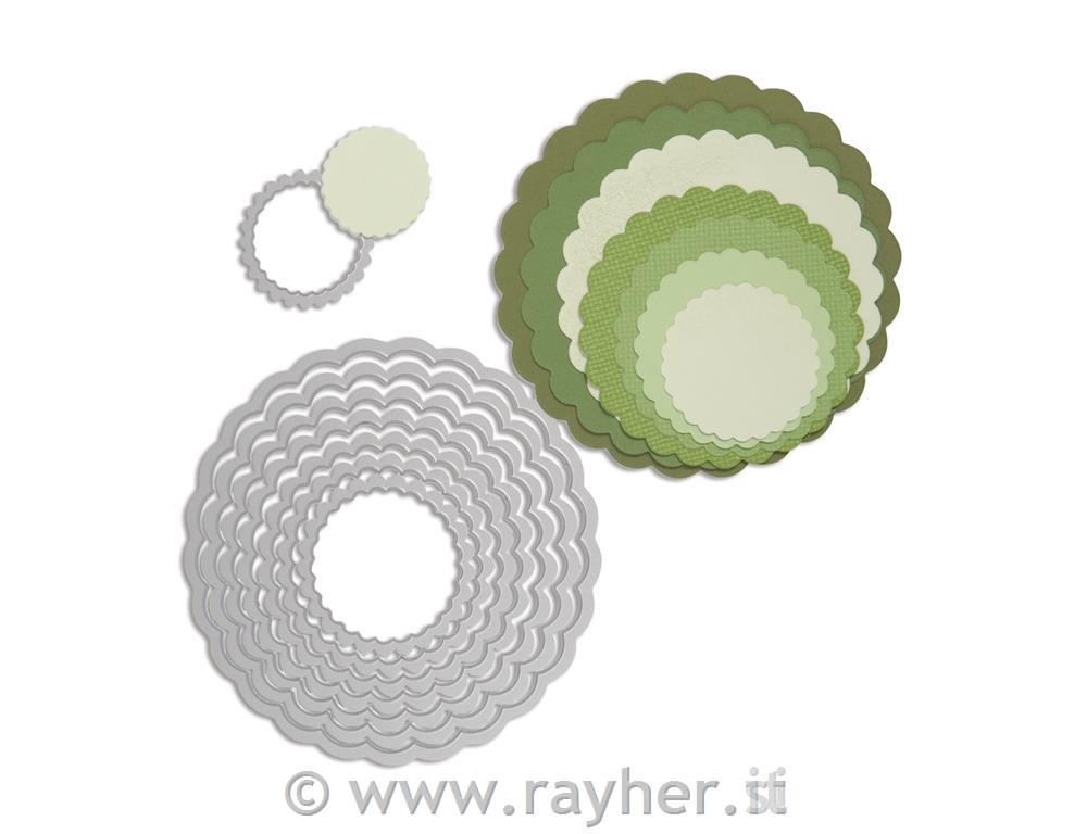 Sizzix Framelits stencil set, 3,2x3,2cm,