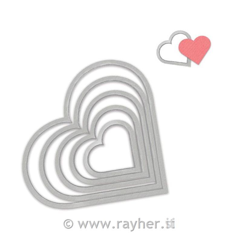 Sizzix Framelits stencil set, 2,2x2,2cm,