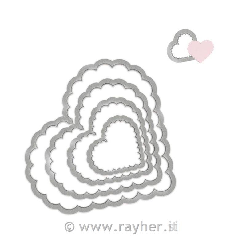 Sizzix Framelits stencil set, 1,9x1,9cm,