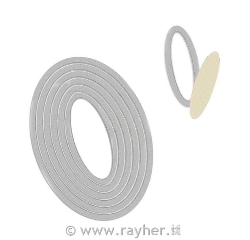 Sizzix Framelits set mascherineOvale, busta 7pz1,6x5,4cm, 8,3x12,1cm