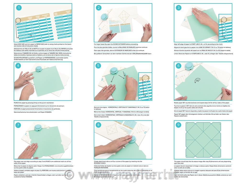 Rezalna plošča za izdelavo darilnih škatel, Gift Box