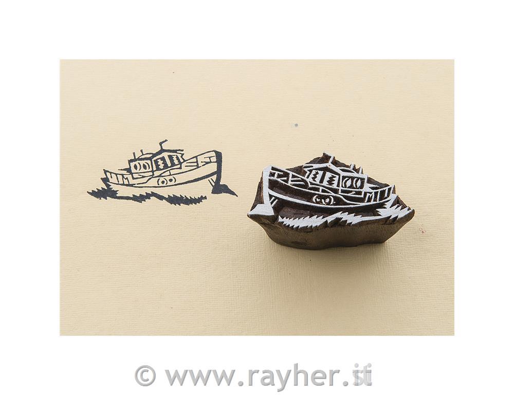 Timbro Blockwallah: barca3x7cm