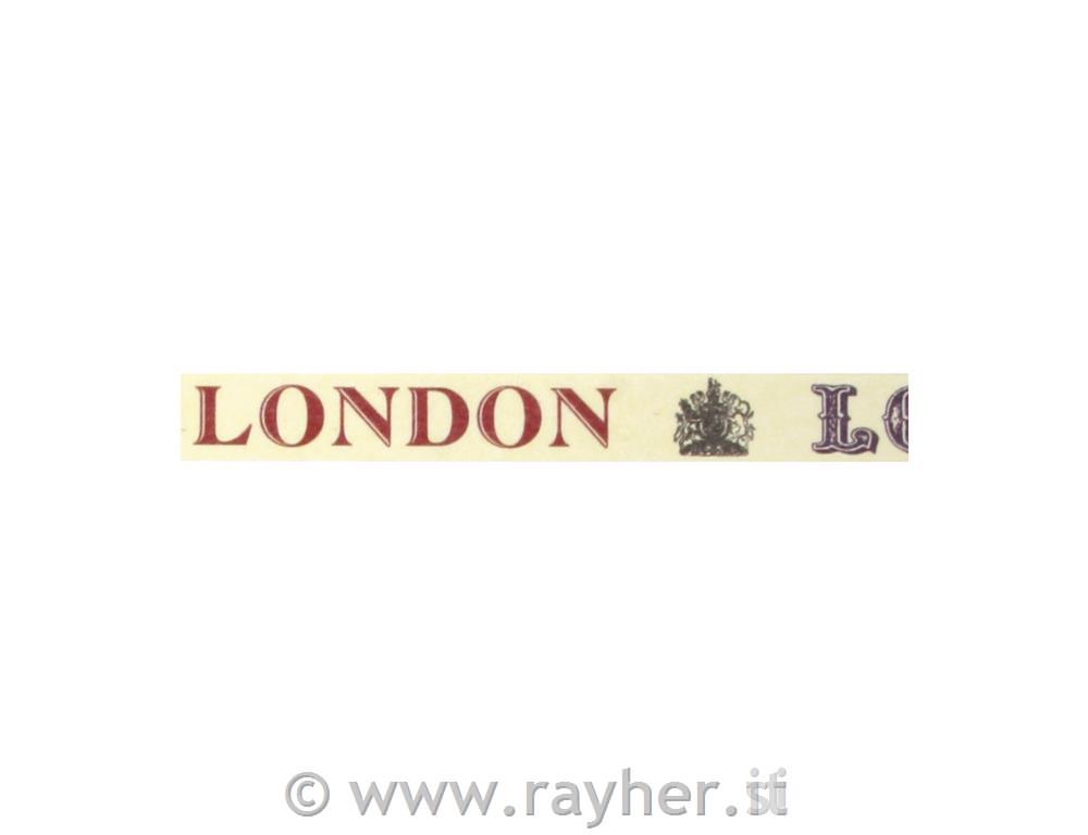 Washi Tape London15mm, rotolo 15m