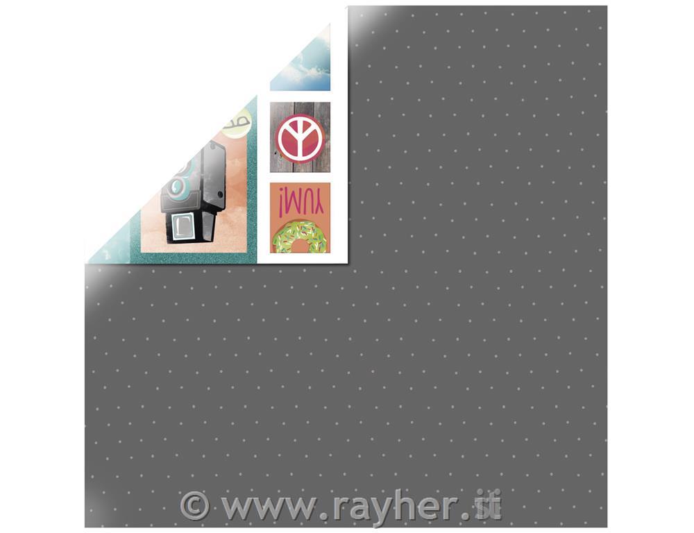 Carta scrapbooking30,5x30,5cm, 190g/m2