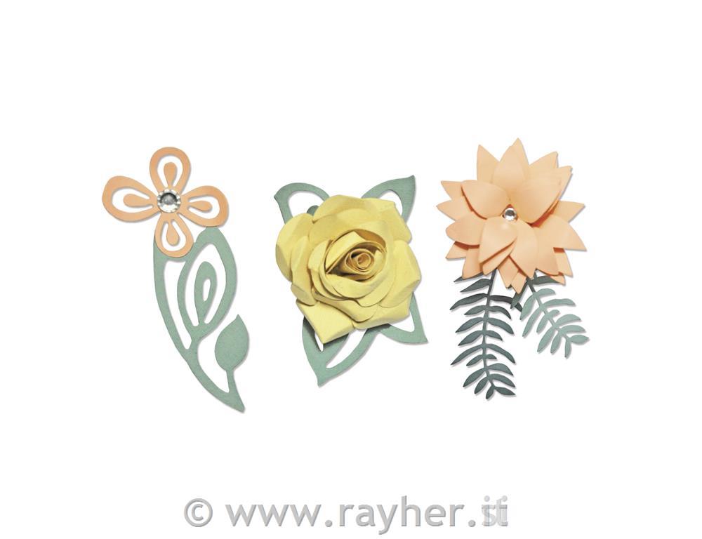 Sizzix Thinlits Plus fustella, fiori