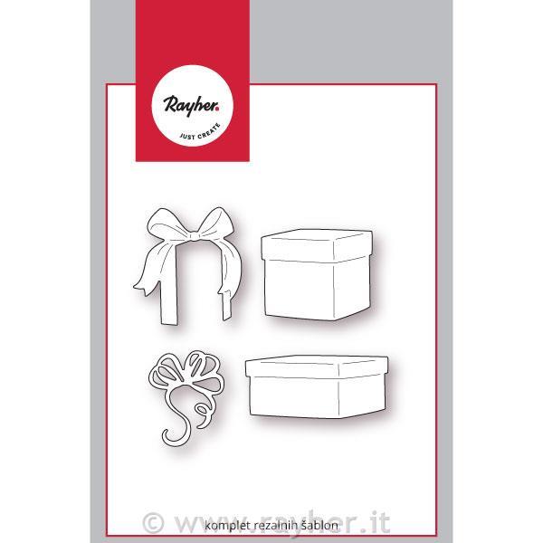 Fustelle Rayher: regali9,3x8,2cm, bus.blis. 4pz