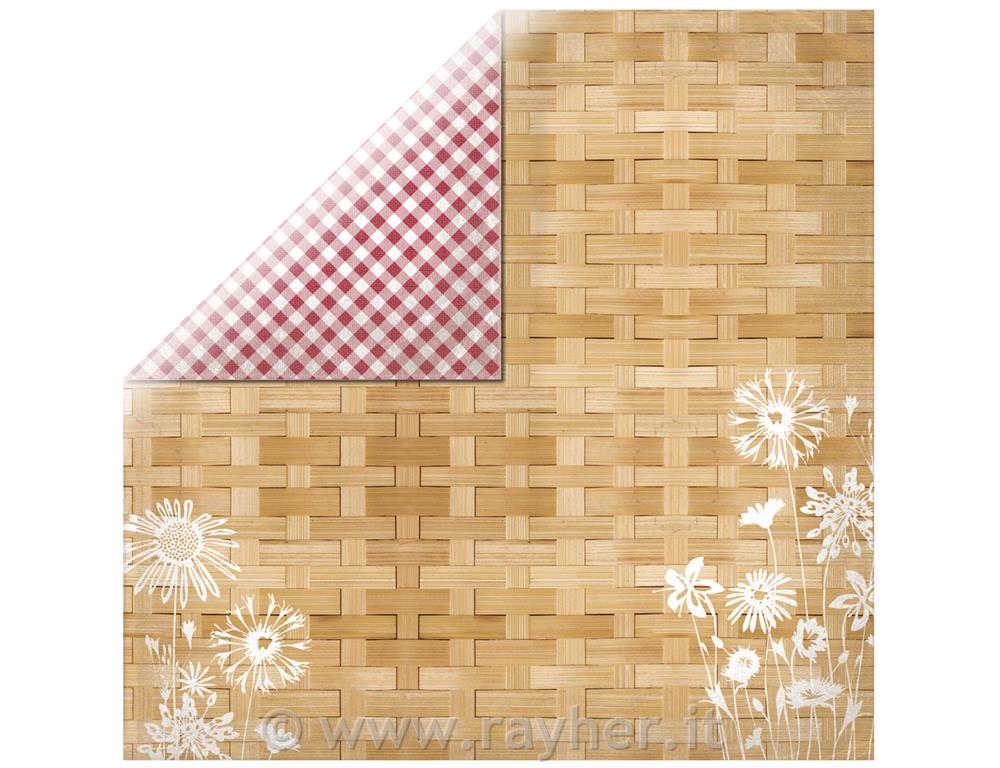 Carta scrapbooking Cheerful 130,5x30,5cm, 190g/m2