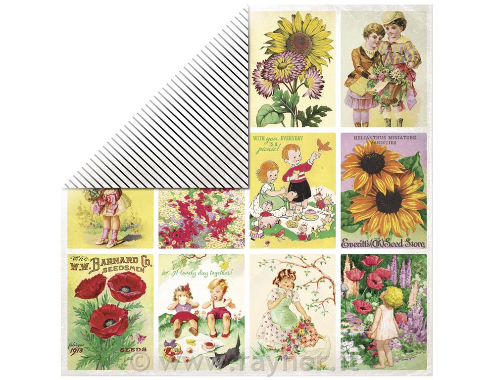 Scrapbooking paper Cheerful 12