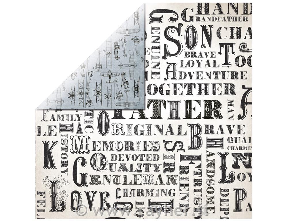 Carta scrapbooking Scissors30,5x30,5cm, 150g/m2