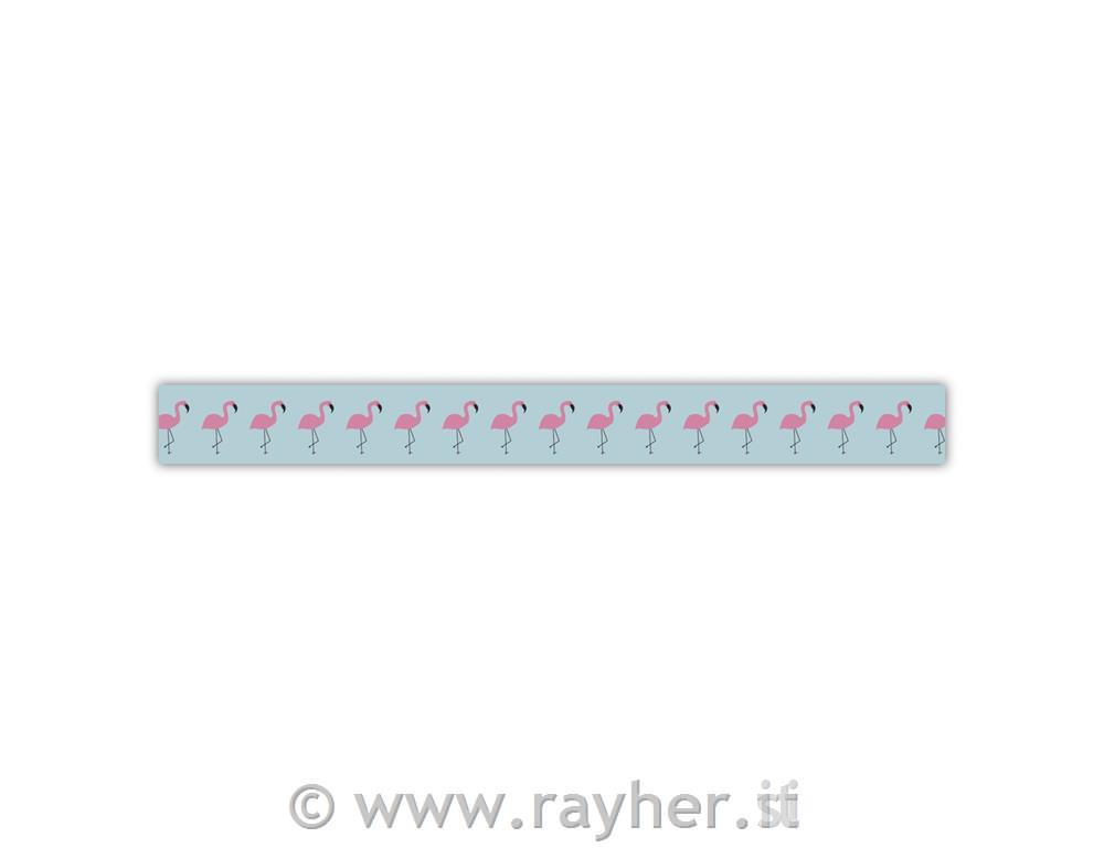 Washi Tape fiamminghi15mm, rotolo 15m