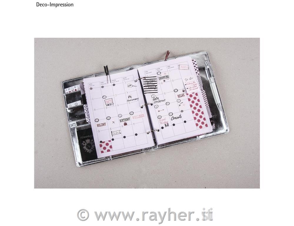 Mesečni in tedenski planer, Basic 12 listov,