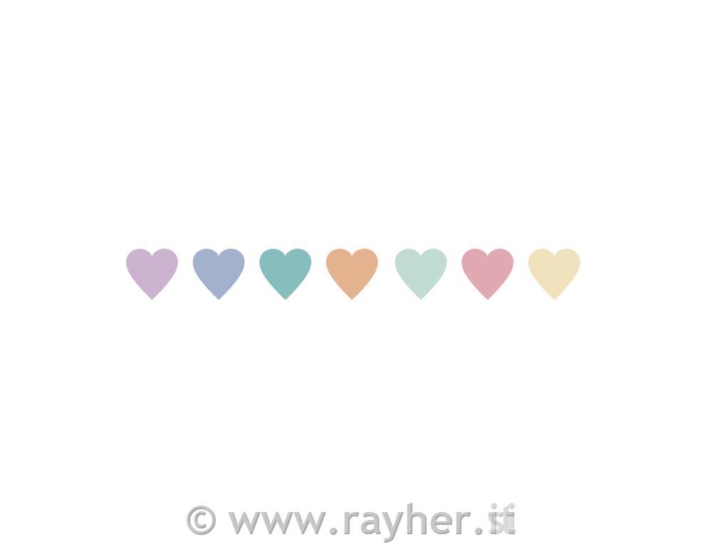 Washi Tape Candy hearts, 15mm, 10m