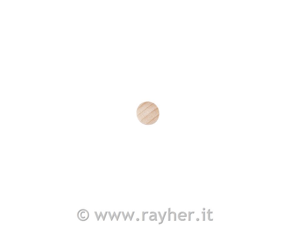 Dischetti legno, tondi, concavi12 mm