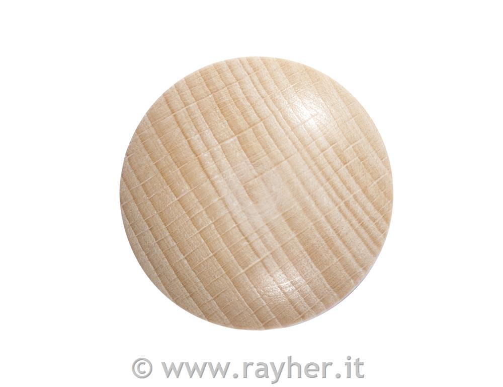 Dischetti legno, tondi, concavi40 mm