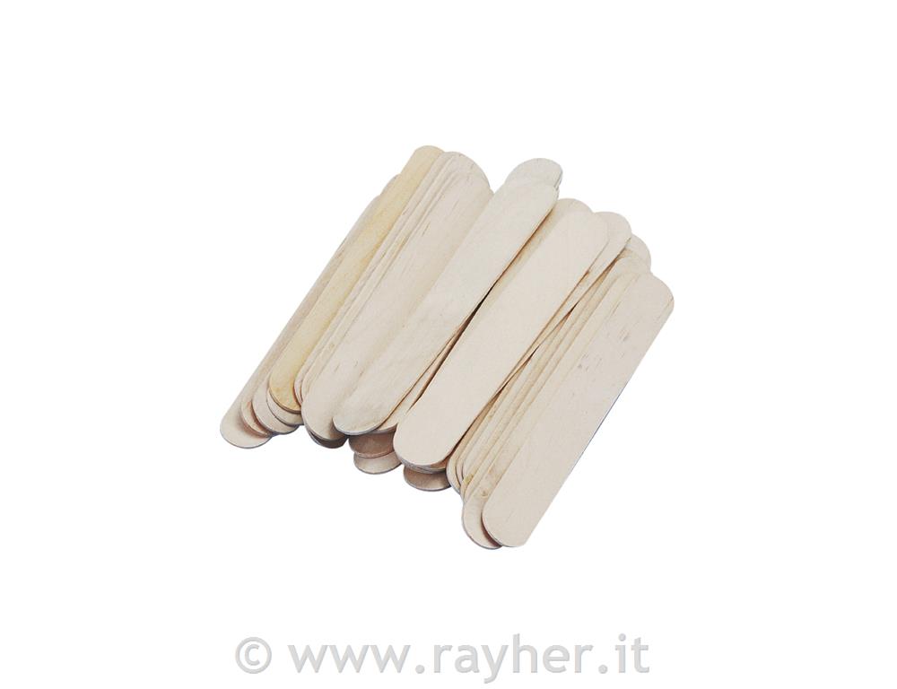 Bastoncini legno150x20mm, busta 36 pznaturale