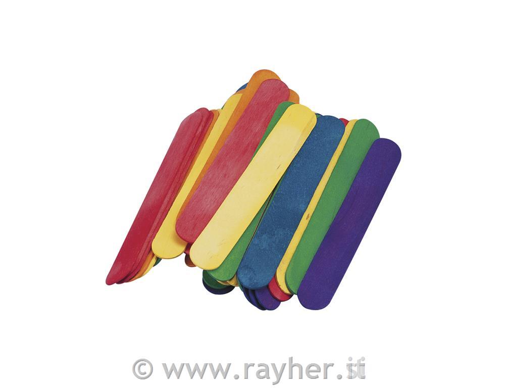 Wooden craft sticks 150x20 mm, mixed, ta