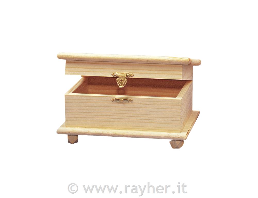 Scrignetto di legno10,5x19x13,5 cm