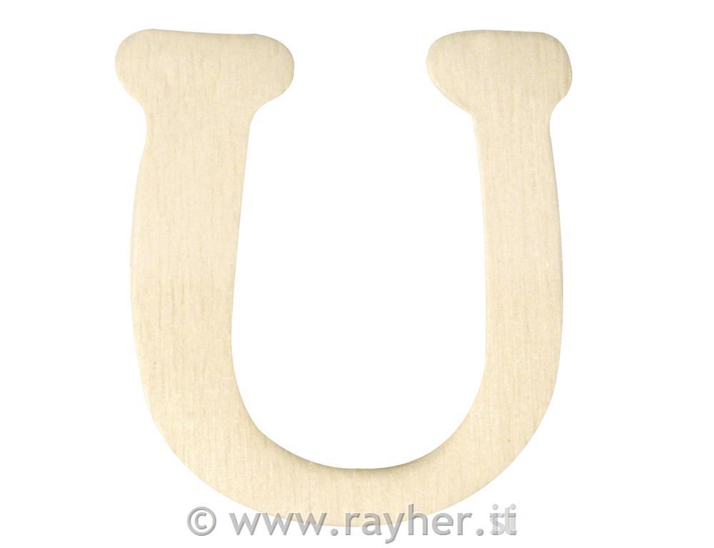 Lettere in legno, 4 cmU