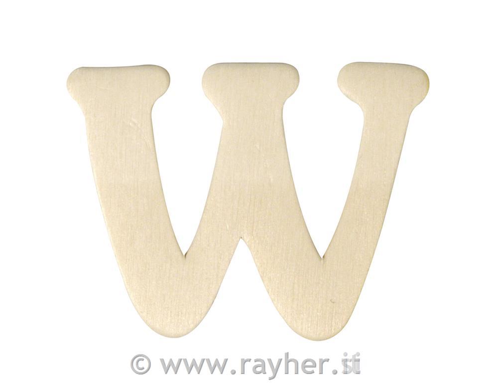 Lettere in legno, 4 cmW