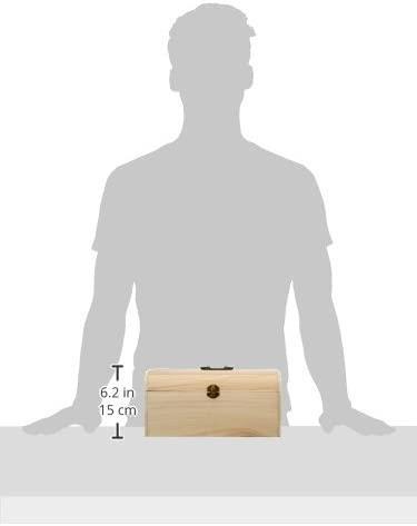 Valigia-legno c.chiusura anticata29,5x20,5x14 cm