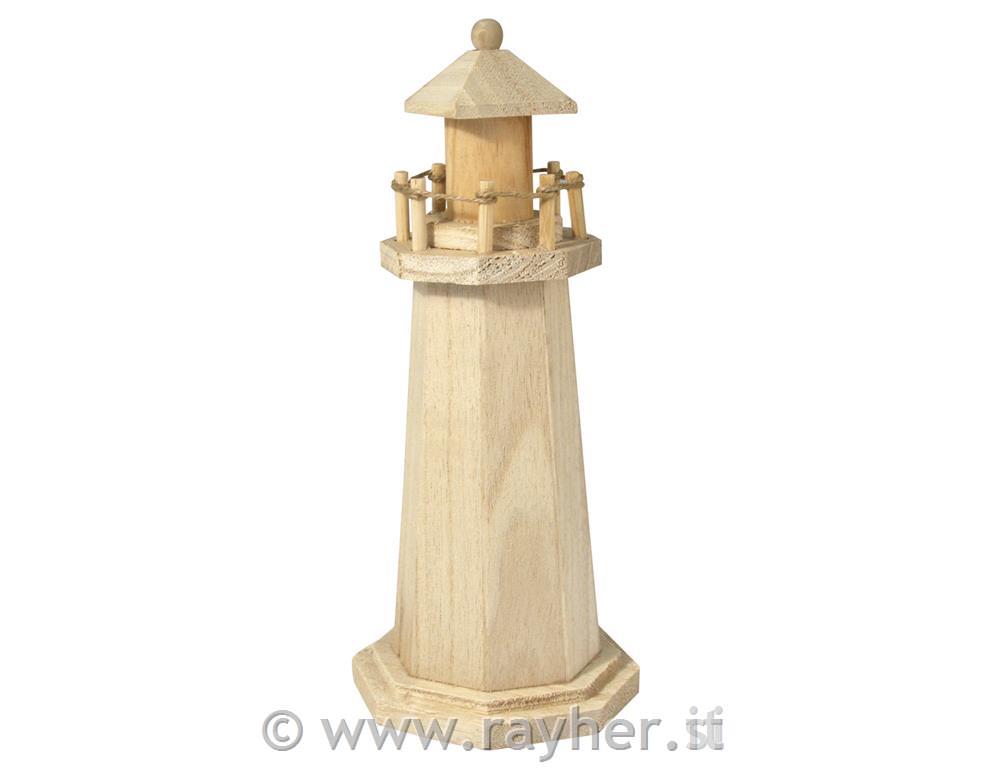 Faro di legno25 cm