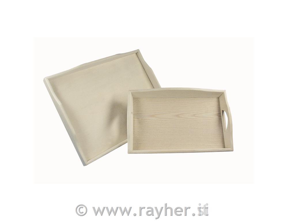 Vassoio in legno19x31cm