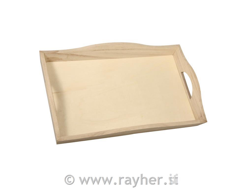 Vassoio in legno19x31cm