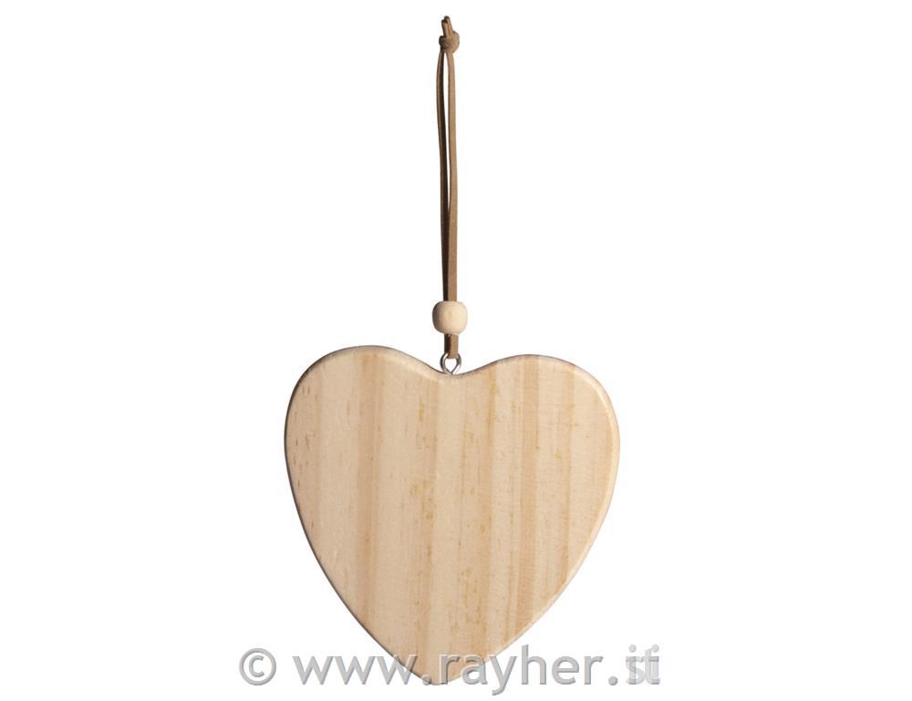 Ciondolo-legno "cuore"