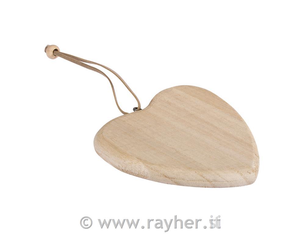 Ciondolo-legno "cuore"