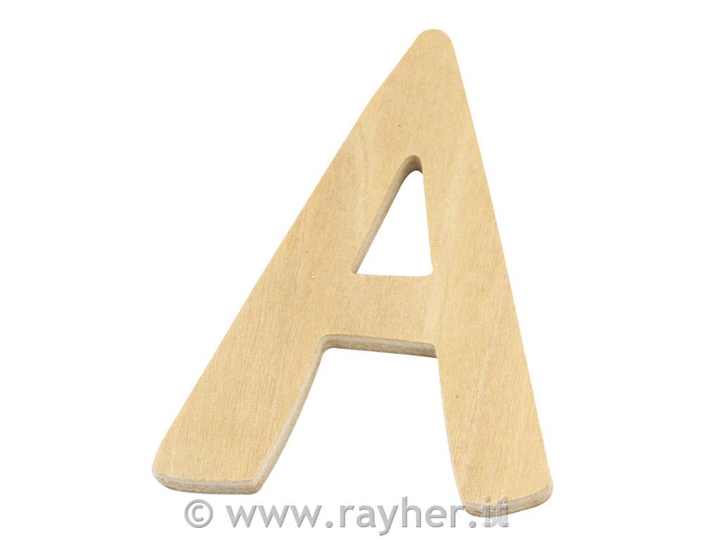 Lettera-legno FSC Mix Credit, 6cm oA