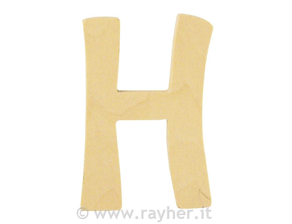Wooden letter FSC Mix Credit, 6cm o, H