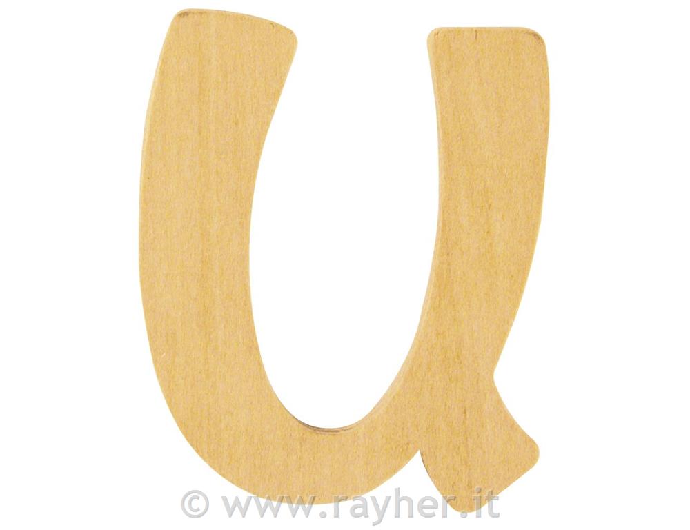 Lettera-legno FSC Mix Credit, 6cm oU