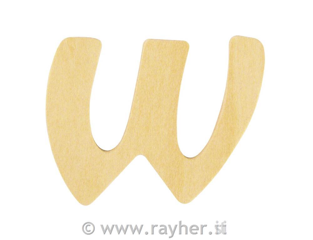 Lettera-legno FSC Mix Credit, 6cm oW