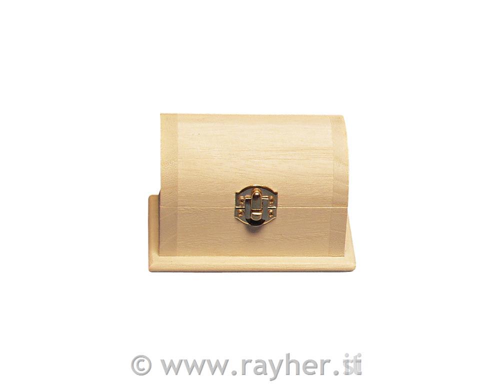 Wooden chest FSC Mix Credit, 10.5x6.5cm