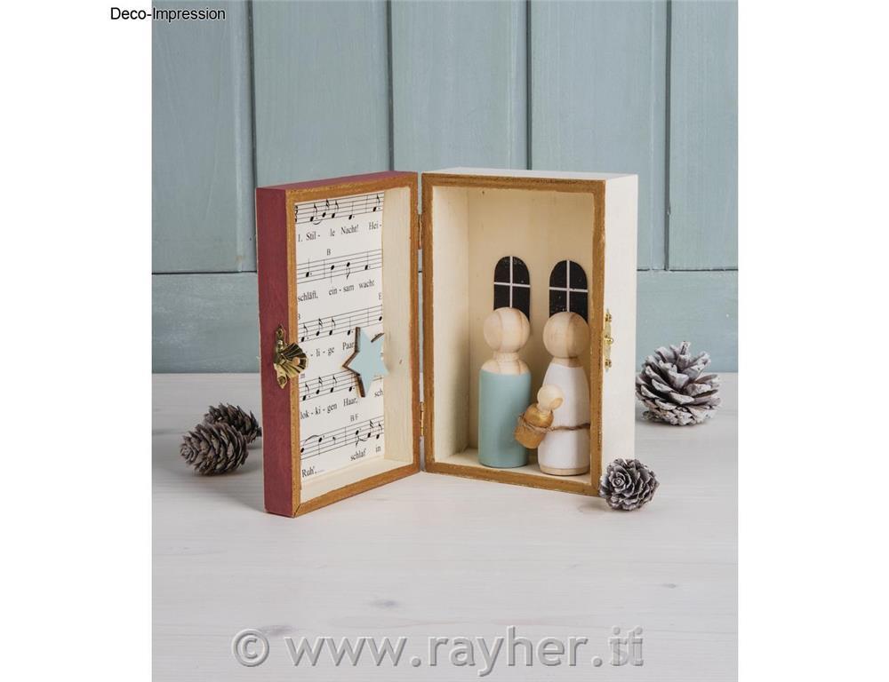 Bauletto di legno15x10x5,5cm