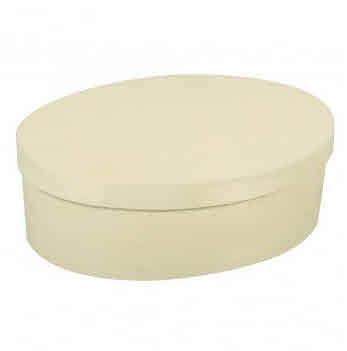 Scatolina balsa ovale FSC Mix C.11x16x5,5cm