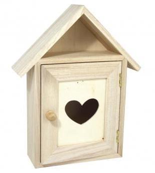 Cassetto legno portachiavi21x5x26cm, vero piacere
