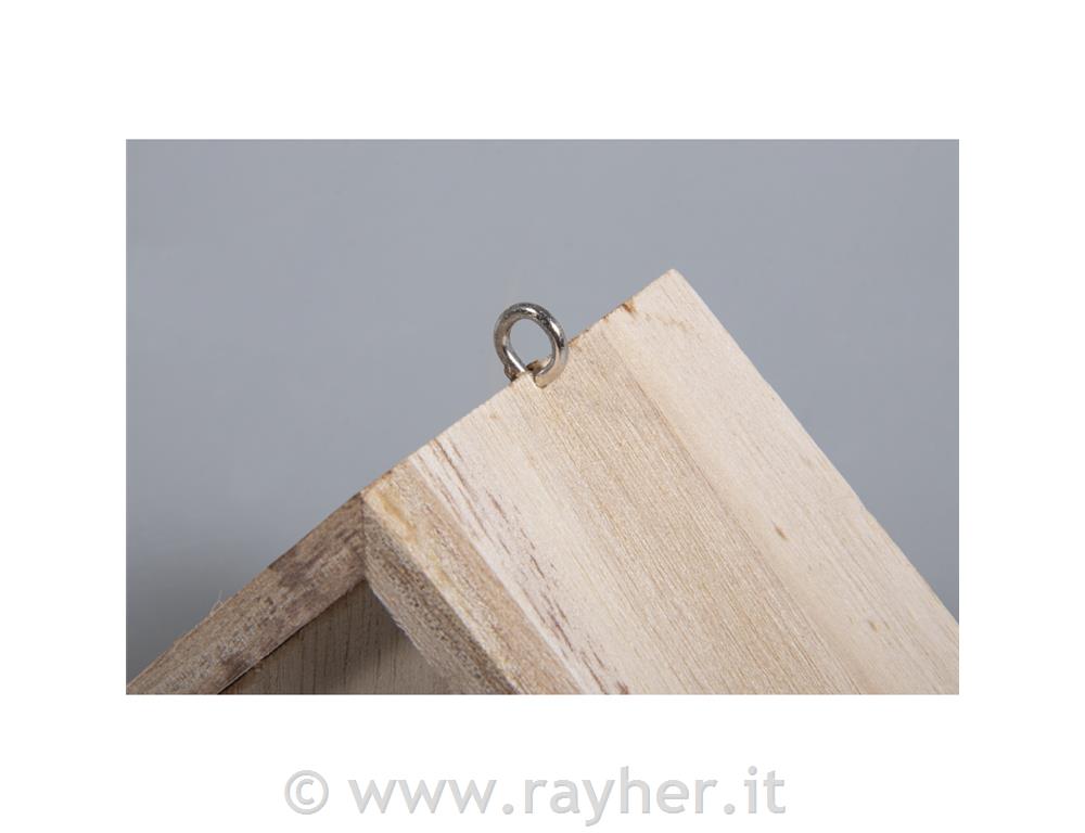 Casetta p.uccellini- legno11x6cm